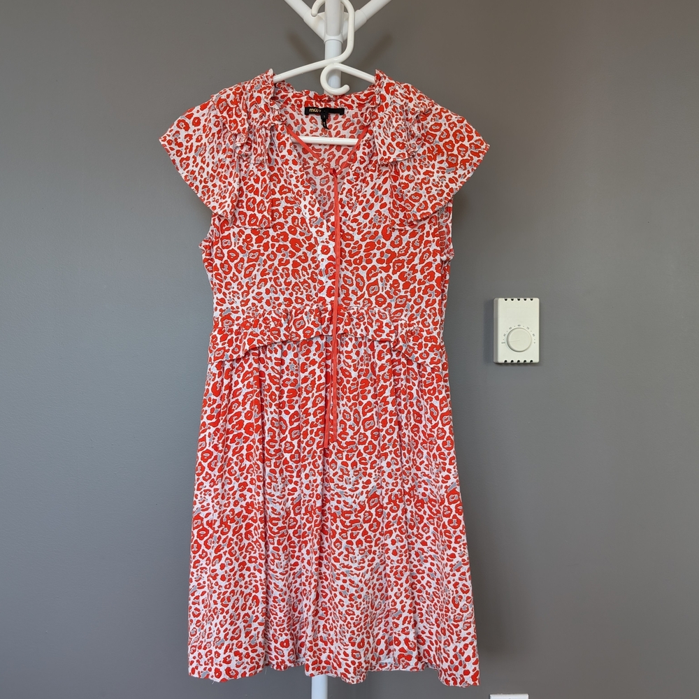 Maje Leopard Print Dress
